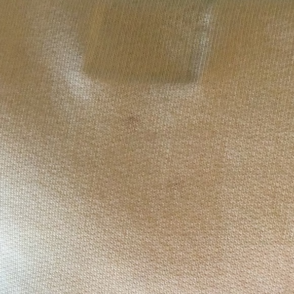 On Running Mens 100% cotton crew neck sweatshirt. 1 side zip pocket. Yellow, Lg. - Picture 3 of 5